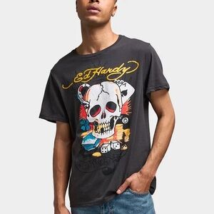 Ed Hardy Ace Skull Tee
